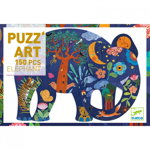 Puzzle Djeco Elefant, 2-3 ani +, Djeco