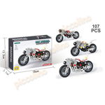 Motocicleta asamblare fixometal 107 piese, 