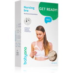 BabyOno Get Ready Mom Nursing Bra sutien pentru maternitate și alăptare Neutral F75 - 80 1 buc, BabyOno
