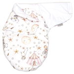 Sistem de infasare, Baby swaddle din Bumbac cu umplutura antialergica BabySoft, Circ Roz, Amy