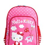 Ghiozdan Hello Kitty, clasa pregatitoare, inaltime 38 cm, roz, Pigna