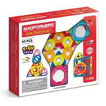 Joc magnetic de constructie Challenger Set Extra Provocari, 30 piese, Magformers, 