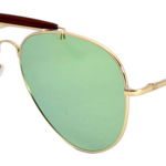 Ochelari de soare Aviator Outdoorsman Verde deschis reflexii - Auriu- oc0241