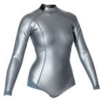 Body scufundare în apnee FRD500 neopren glide skin 1,5mm Gri Damă, SUBEA