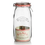 Borcan de sticla pentru depozitare Kilner, Large, 2 l