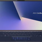 Ultrabook ASUS ZenBook 14 Intel Core (8th Gen) i5-8265U 256GB SSD 8GB Win10 Pro FHD Tastatura ilum. Royal Blue Metal