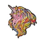 Puzzle 2D mini Colorat, Unicorn Roz, Wood Trick, 21 piese