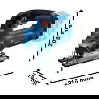 Bosch GST 185-LI (solo) Ferastrau vertical Li-Ion 18V, fara acumulator in set, Bosch