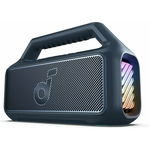 Boxa portabila Anker Soundcore Boom 2, 80W, BassUp 2.0, IPX7, Lumini RGB, Bluetooth 5.3, Albastru, Anker