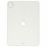 Folie Skin Compatibila cu Apple iPad Pro 11 (2020) - ApcGsm Wraps Carbon White