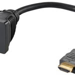 Adaptor HDMI tata 2 x HDMI mama, Goobay