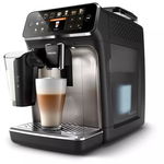 Espressor automat Philips EP5547/90, 1500 W, 1.8 l, Carafa lapte 0.26 l, 15 bar, Capacitate boabe 275 g, 12 setari macinare, 5 setari aroma (Negru/Crom)