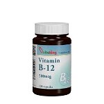 Vitamina B12 500 mcg, 100 tablete, VITAKING