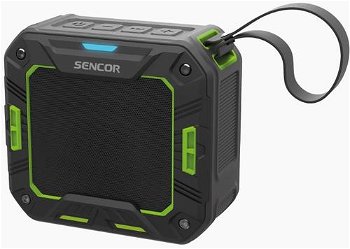 Boxa Portabila Sencor SSS 1050 BT, Bluetooth, 5 W (Negru/Verde)