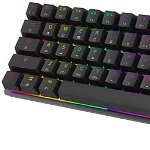Tastatura Gaming Mecanica MAGIC REFINER MK21, USB-C, iluminare RGB (Negru)