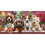 Puzzle panoramic KS Games - Puppies, 1.000 piese (21009), KS Games