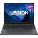 Laptop gaming Lenovo Legion 5 Pro 16ARH7H cu procesor AMD Ryzen 7 6800H, 16", WQXGA, 16GB, 512GB SSD, NVIDIA GeForce RTX 3060 6GB, No OS, Storm Grey