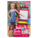 Papusa MATTEL Barbie Art Teacher Playset