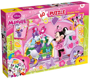Puzzle Lisciani, Disney Minnie Mouse, Plus, 60 piese, Lisciani