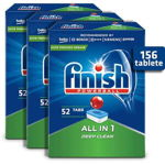 Detergent pentru masina de spalat vase FINISH Power Essential, 3 x 52 tablete