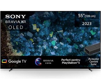 LED Smart TV OLED XR-55A80L Seria A80L 139cm negru-gri 4K UHD HDR