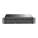 Tp-link tl-fc1420: sasiu 14 sloturi pentru convertoare media, montare rack 19 inch