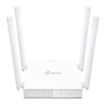 Router wireless, 2.4 GHz, 5 GHz, 4 porturi, 433 Mbps, Tp-Link AC750, Archer C24, Tp-Link