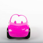 Mașinuță decapotabilă veselă - roz, 5 x 8 cm, edituradiana.ro