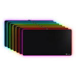 Mousepad Thermaltake Premium M900 XXL 160x80cm iluminare RGB negru