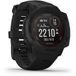Smartwatch Garmin Instinct Solar, Tactical Edition, GPS, Negru, Garmin