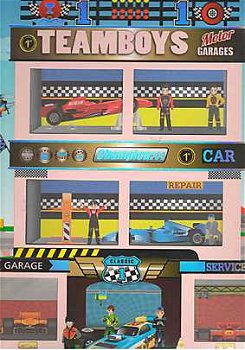Teamboys Motor Garages (abțibilduri) - Paperback - *** - Girasol, 