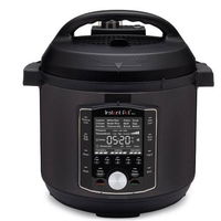 Multicooker si friteuza cu aer cald 2 in 1 Instant Pot Pro Crisp 8, 1500 W, 11 programe presetate, 7.6 L, Capac detasabil (Negru/Inox), Instant Pot