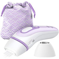 Epilator IPL Braun Silk Expert Pro 3 PL3132, accesorii husa și aparat de ras Venus, 2 capete, utilizare piele uscata (Alb), Braun