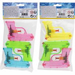 Water Guns 9 cm - 3 pcs - assorted colours, Grafix