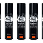 The Shave Factory Pachet 4+1 Spray colorant pentru radacini Magic Retouch Dark Brown 100ml, Pachete Promo