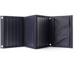 Foldable Solar Charger SC005 Choetech 22W USB (black), CHOETECH