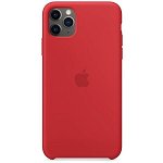 Husa Apple pentru iPhone 11 Pro Max, Silicon, Red