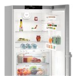 Combina frigorifica Liebherr CBNef 5735, 381 L, A+++, congelator NoFrost, frigider BioFresh, H 201 cm, Silver, Liebherr