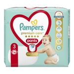 Scutece tip chilotel marimea 3 6-11 kg, 28 bucati, Pampers - Premium Care Pants, Pampers