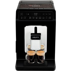 Espressor automat Krups Evidence EA8908, 1450W, 15 bari, rezervor boabe 260g, rezervor apa 2.5L, rasnita 3 nivele, Negru
