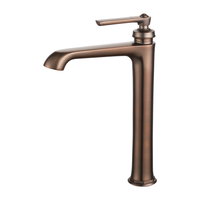 Baterie lavoar inalta Omnires Armance monocomanda cupru antichizat