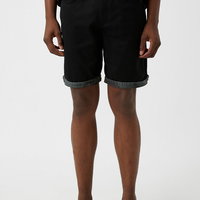 Bermude de denim cu talie medie Bermude de denim cu talie medie