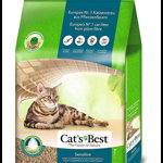 JRS Cat's Best Sensitive asternut din lemn pentru litiera pisicilor 20L + lopatica pentru litiera GRATIS