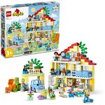 Jucarie 10994 DUPLO 3in1 Family House Construction Toy, LEGO