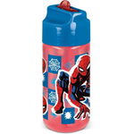 Sticla de apa, Plastic, Spiderman, 430 ml, Multicolor