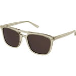 Ochelari de soare de barbati Saint Laurent SL 455 004, Galben, 56 mm