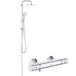 Coloana dus Grohe New Tempesta 200+ baterie cabina dus termostat Grohe