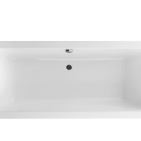 Cadă de baie dreptunghiulară Radaway Aridea 170x75,5x45,50 cm acril alb WA1-24-170x075U