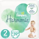 Scutece PAMPERS Harmonie Value Pack nr 2, Unisex, 4-8 kg, 39 buc