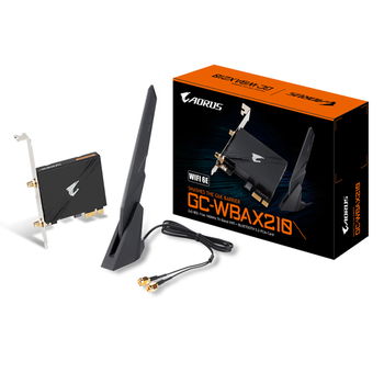 Placa de retea Gigabyte GC-WBAX210 PCI 2 x SMA Bluetooth 5.2 gc-wbax210